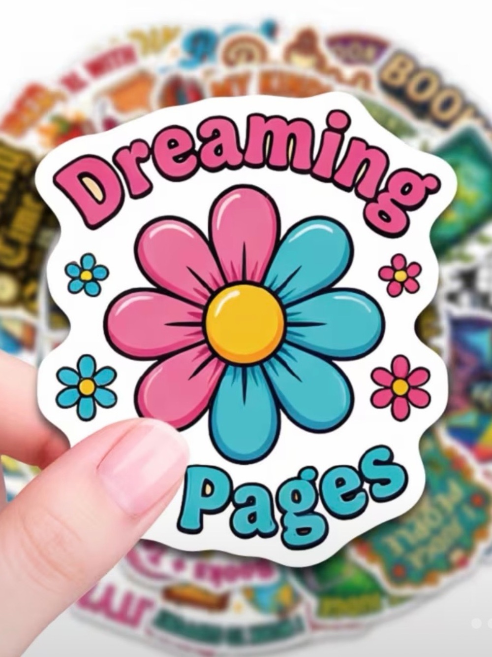 (56) Whimsical-Book Theme Stickers